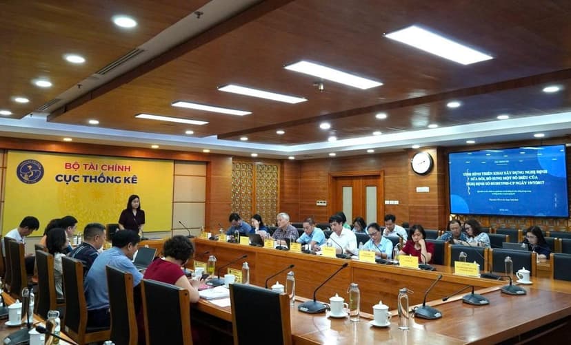 Cục Thống kê tổ chức họp góp ý Hồ sơ xây dựng Nghị định sửa đổi, bổ sung một số điều của Nghị định số 85/2017/NĐ-CP
