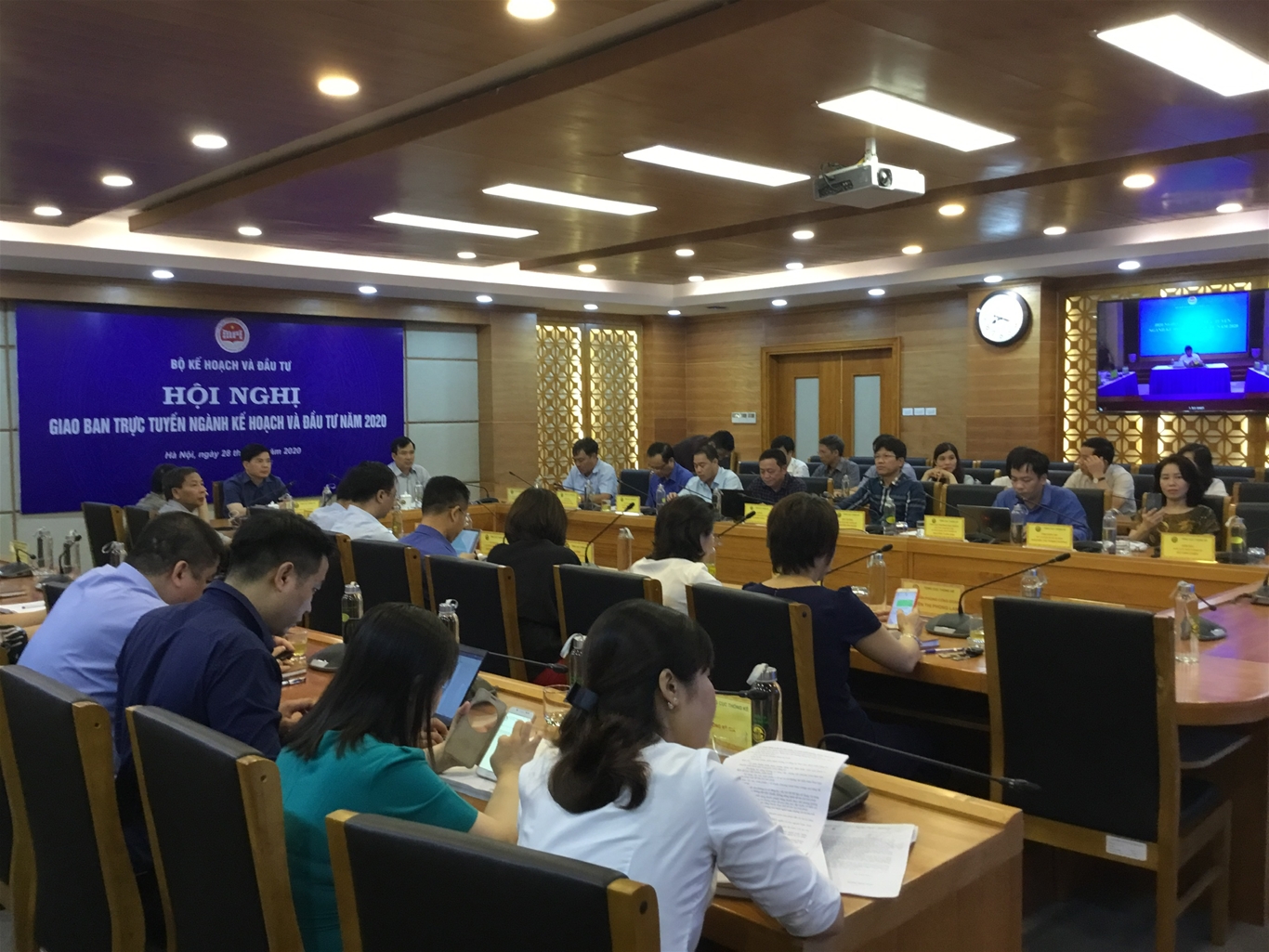 Hội nghị giao ban trực tuyến ngành Kế hoạch và Đầu tư năm 2020 1