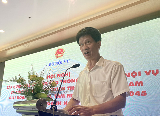 Lãnh đạo Tổng cục Thống kê tham dự Hội nghị tập huấn Chế độ báo cáo thống kê ngành nội vụ và Chiến lược phát triển thống kê Việt Nam của Bộ Nội vụ 1