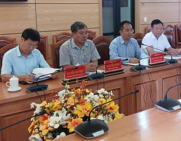 Đoàn công tác TCTK làm việc với các Chi cục Thống kê tỉnh Thanh Hóa về việc bố trí quỹ đất xây dựng trụ sở làm việc   6