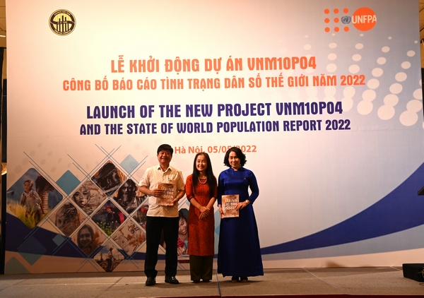Lễ khởi động Dự án VNM10P04 và Công bố Báo cáo Tình trạng dân số thế giới năm 2022 3