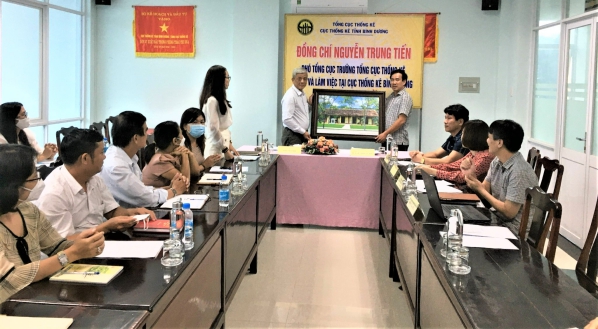 Đoàn công tác Tổng cục Thống kê làm việc với Cục Thống kê Tây Ninh và Cục Thống kê Bình Dương 4