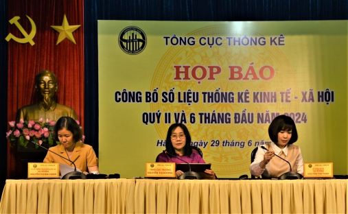 Tổng cục Thống kê họp báo Tình hình kinh tế-xã hội  quý II và 6 tháng đầu năm 2024 2