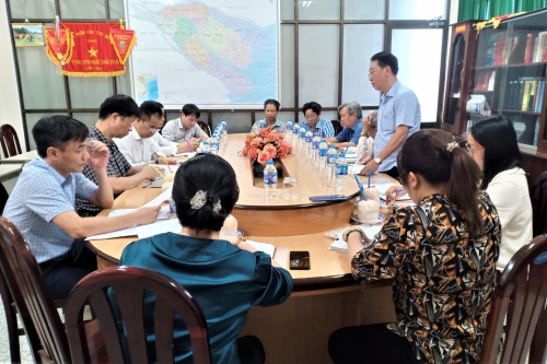 Phó Tổng cục trưởng TCTK Lê Trung Hiếu làm việc với Cục Thống kê tỉnh Bến Tre về công tác giám sát điều tra DSGK 2024 2