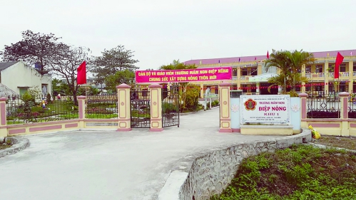 Trường Mầm non Điệp Nông nỗ lực phát triển không ngừng 2