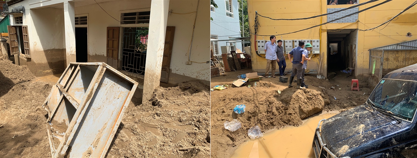 Ngành Thống kê thăm hỏi, trao quà hỗ trợ Chi cục thống kê khu vực Kỳ Sơn-Tương Dương khắc phục hậu quả mưa lũ 2