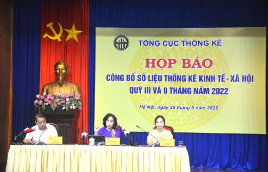 Họp báo kinh tế - xã hội quỹ III và 9 tháng năm 2022 1