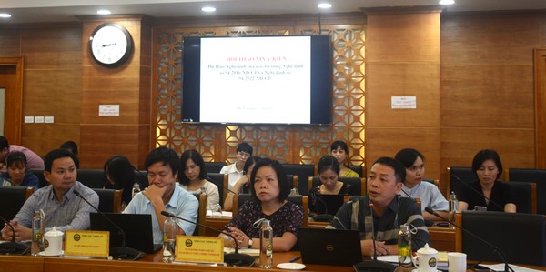 Hội thảo xin ý kiến về Dự thảo Nghị định sửa đổi, bổ sung Nghị định số 94/2016/NĐ-CP và Nghị định số 94/2022/NĐ-CP 1