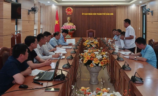 Đoàn công tác TCTK làm việc với các Chi cục Thống kê tỉnh Thanh Hóa về việc bố trí quỹ đất xây dựng trụ sở làm việc   7