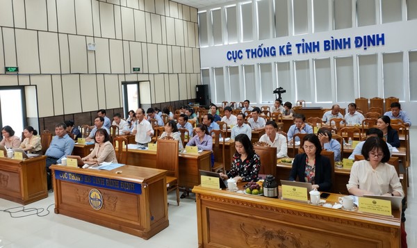 Đoàn công tác Tổng cục Thống kê làm việc với Cục Thống kê tỉnh Bình Định 1