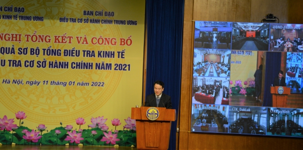 Hội nghị Tổng kết và Công bố kết quả sơ bộ Tổng điều tra kinh tế và Điều tra cơ sở hành chính năm 2021 1