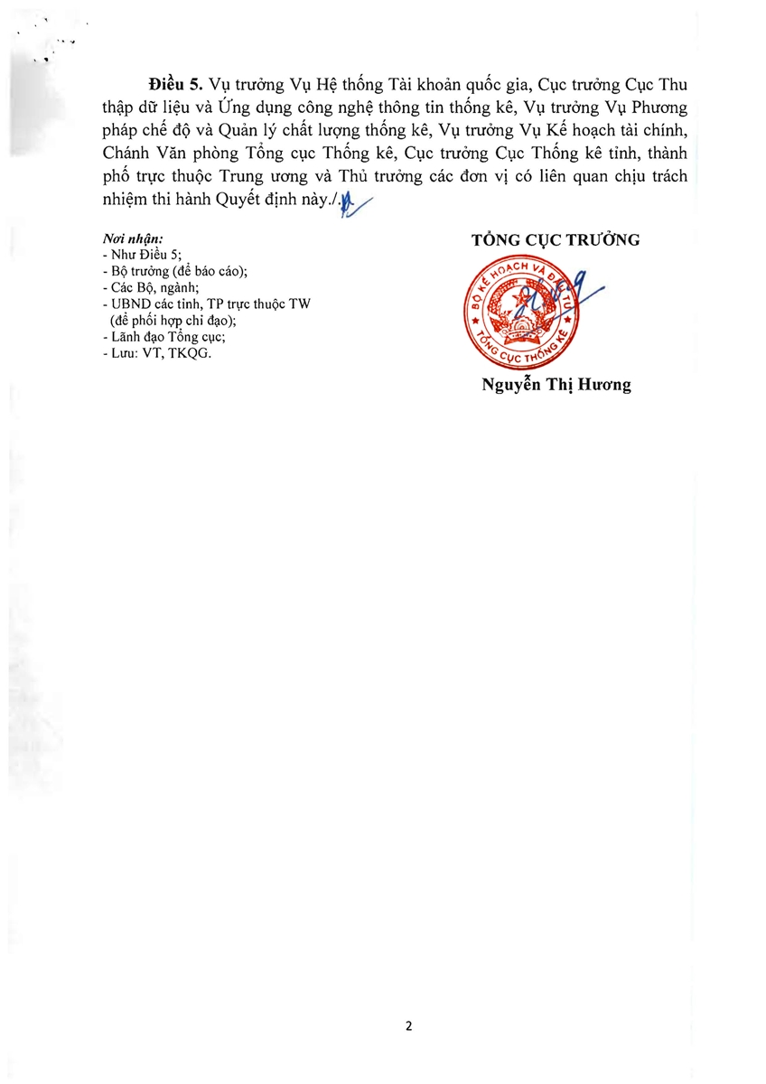 Quyết định về việc điều tra thu thập thông tin lập bảng cân đối liên ngành  và tính hệ số chi phí trung gian 2021 1