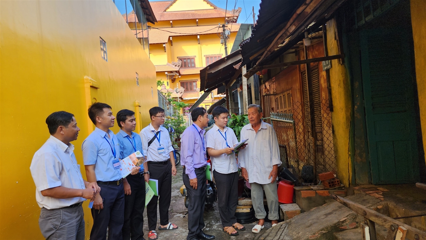 Đoàn công tác của Tổng cục Thống kê làm việc với Cục Thống kê tỉnh An Giang về công tác điều tra dân số và nhà ở giữa kỳ năm 2024 2