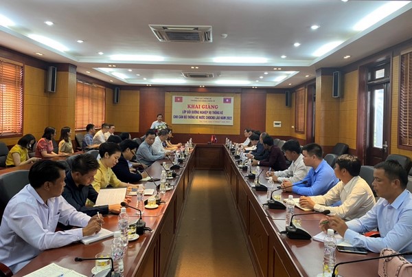 Khai giảng lớp bồi dưỡng nghiệp vụ thống kê cho cán bộ thống kê nước CHDCND Lào năm 2022 3