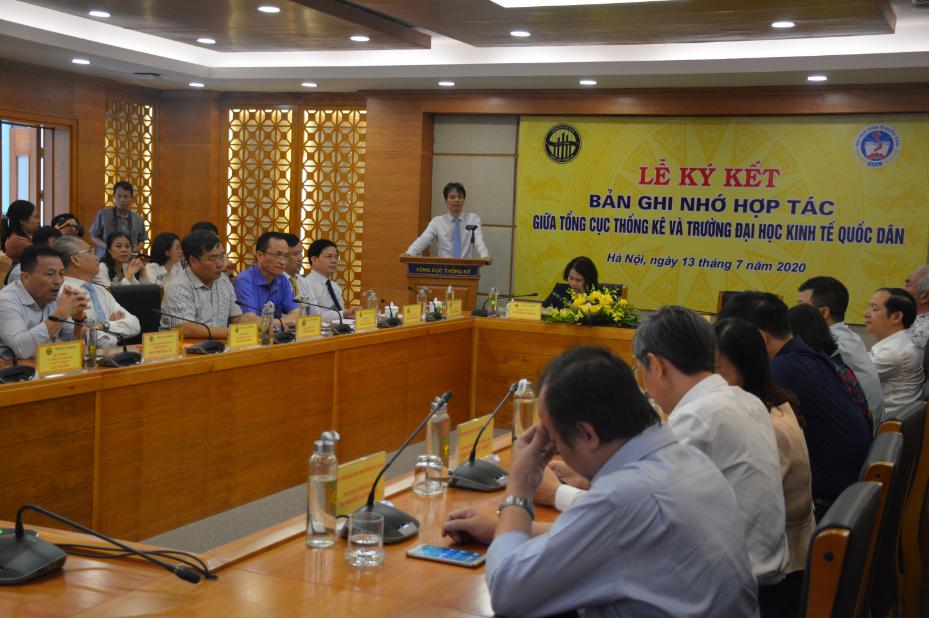 Lễ ký kết bản ghi nhớ hợp tác giữa Tổng cục Thống kê và Trường Đại học Kinh tế quốc dân 1
