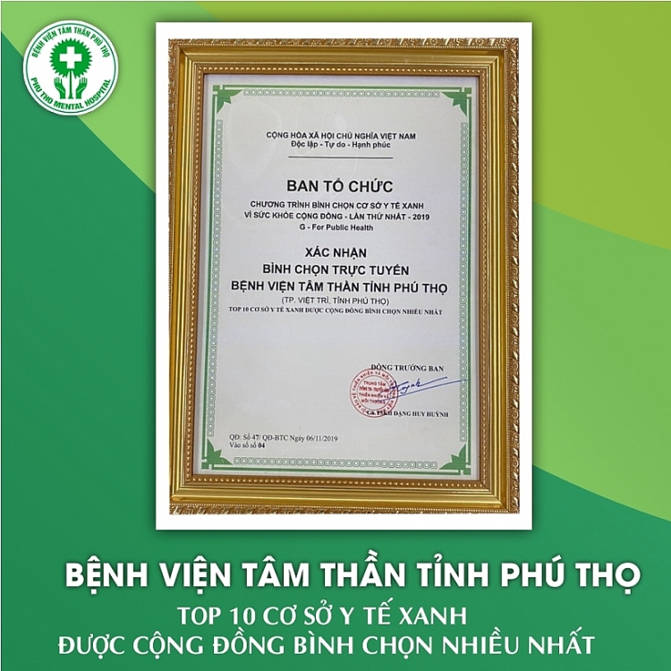 Bệnh viện Tâm thần Phú Thọ: 45 năm xây dựng và phát triển 3