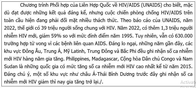 Phát huy vai trò của các tổ chức xã hội trong phòng, chống HIV/AIDS 1
