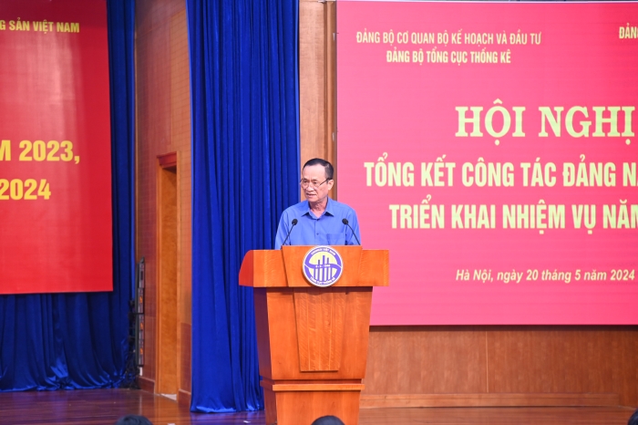 Tổng cục Thống kê tổ chức Hội nghị Tổng kết công tác Đảng năm 2023 và Triển khai nhiệm vụ công tác năm 2024 1