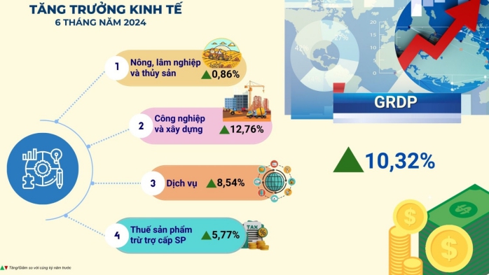 Một số chỉ tiêu kinh tế - xã hội thành phố Hải Phòng 6 tháng đầu năm 2024 1