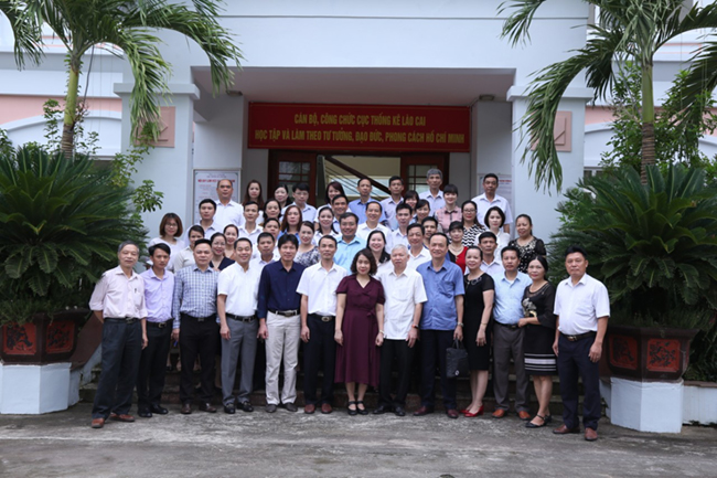 Tổng cục trưởng Tổng cục Thống kê làm việc với CụcTthống kê tỉnh Lào Cai 1