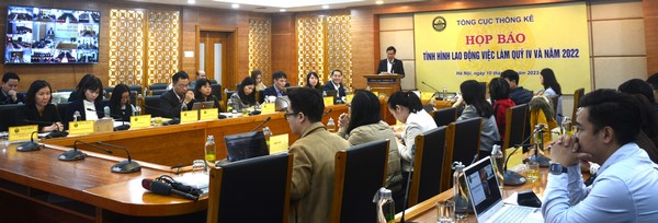Họp báo tình hình lao động việc làm quý IV và năm 2022 2