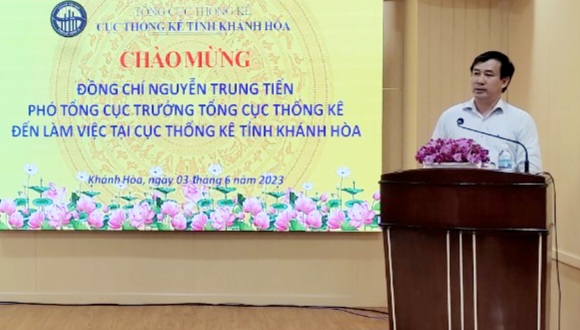 Đoàn công tác Tổng cục Thống kê làm việc tại Khánh Hòa 