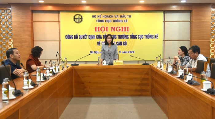 Hội nghị công bố Quyết định của Tổng cục trưởng TCTK về công tác cán bộ Cục Thống kê tỉnh Quảng Ninh 2