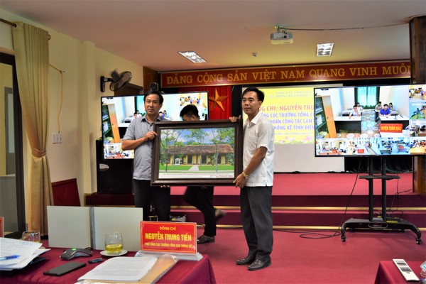 Đoàn công tác TCTK làm việc với Cục Thống kê tỉnh Điện Biên 5