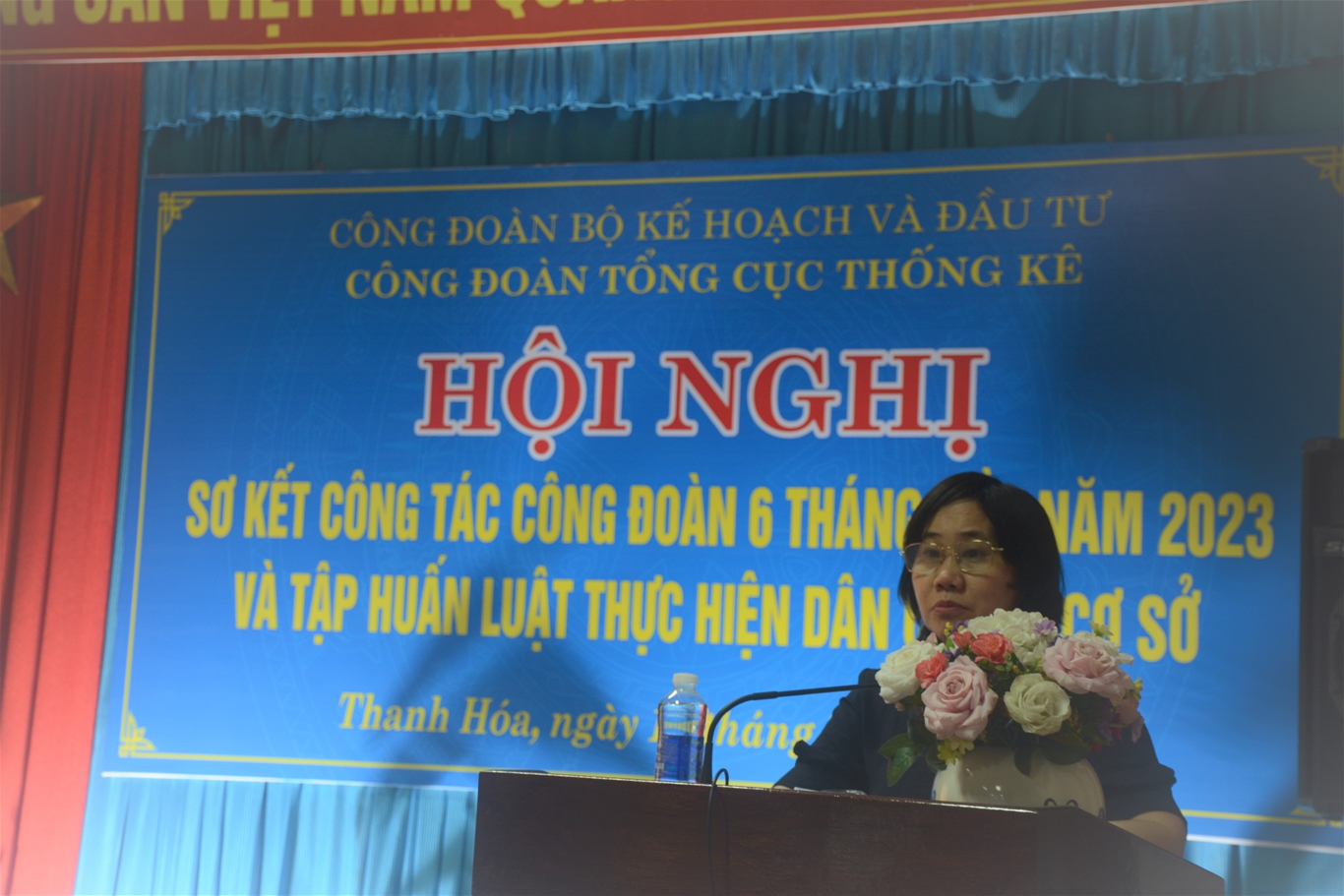 Công đoàn Tổng cục Thống kê sơ kết công tác công đoàn 6 tháng đầu năm, triển khai kế hoạch công tác 6 tháng cuối năm 2023 và tập huấn công tác công đoàn
