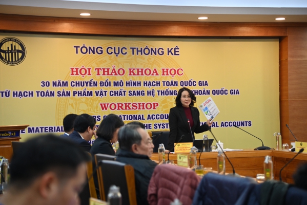 Tổng cục Thống kê tổ chức Hội thảo khoa học 30 năm chuyển đổi mô hình hạch toán quốc gia 6
