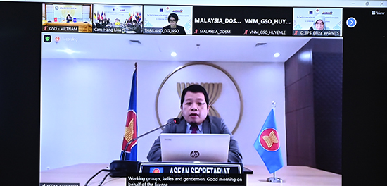 Phiên họp nội bộ Kỳ họp thứ 12 của Ủy ban Hệ thống thống kê Cộng đồng ASEAN (ACSS12) 1