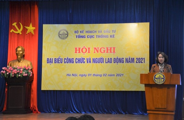 Hội nghị Đại biểu công chức và người lao động năm 2021 và Hội nghị Công bố Quyết định của Tổng cục trưởng về công tác cán bộ 2