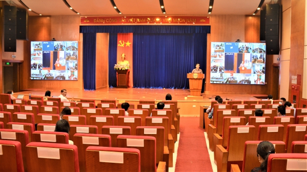 Hội nghị trực tuyến tập huấn nghiệp vụ Điều tra biến động dân số và kế hoạch hóa gia đình thời điểm 1/4/2022 1