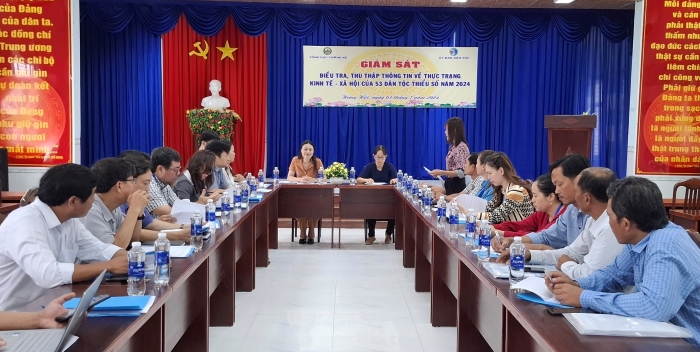 Phó Tổng cục trưởng Đỗ Thị Ngọc giám sát điều tra 53 DTTS tại tỉnh Bạc Liêu 1