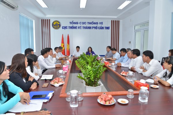 Tổng cục trưởng TCTK làm việc với Cục Thống kê TP. Cần Thơ 2