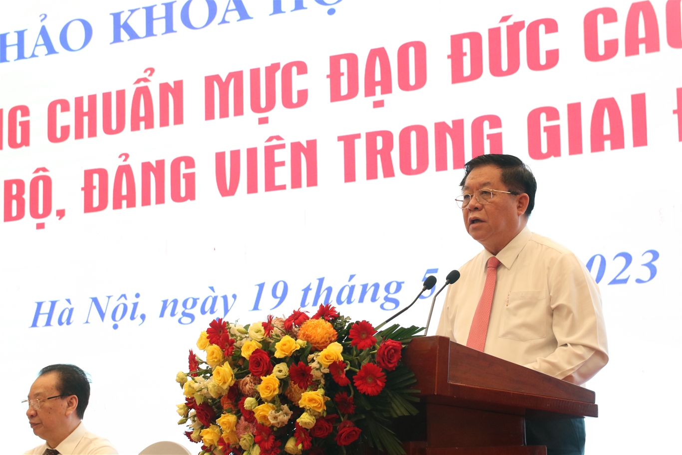 Hội thảo khoa học quốc gia về xây dựng chuẩn mực đạo đức cách mạng của cán bộ, đảng viên trong giai đoạn mới 2