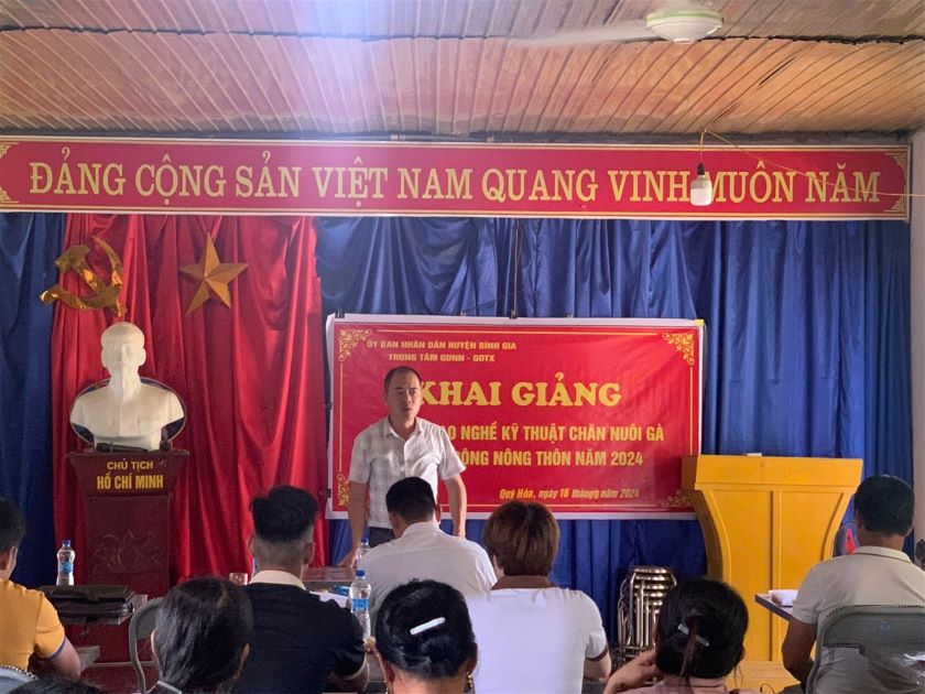Trung tâm GDNN-GDTX huyện Bình Gia: Nâng cao hiệu quả hoạt động đào tạo nghề cho lao động nông thôn 3