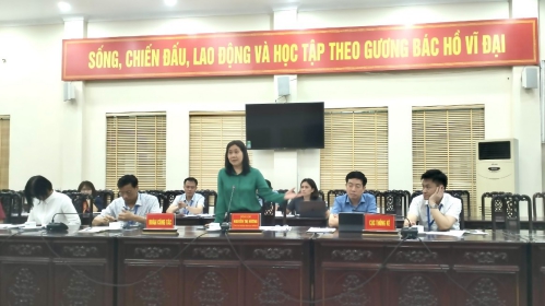 Tổng cục trưởng TCTK Nguyễn Thị Hương làm việc với tỉnh Phú Thọ 4