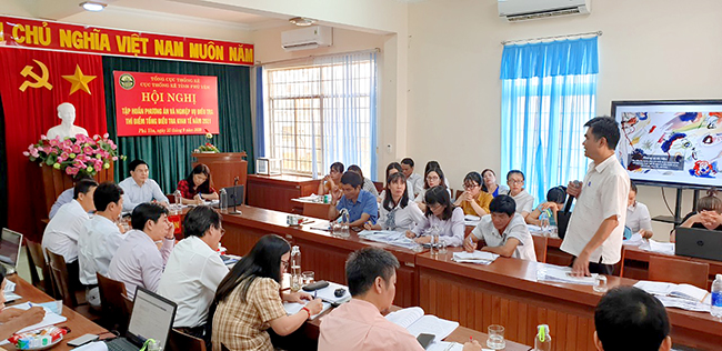 Điều tra thi điểm Tổng điều tra kinh tế 2021 tại tỉnh Phú Yên và Tiền Giang 1