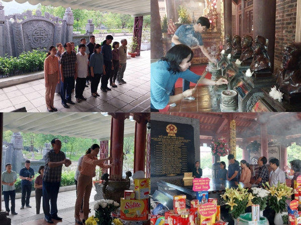Tổng cục Thống kê tri ân và dâng hương nhân ngày Thương binh - Liệt sỹ 27/7 tại một số tỉnh miền Trung 3