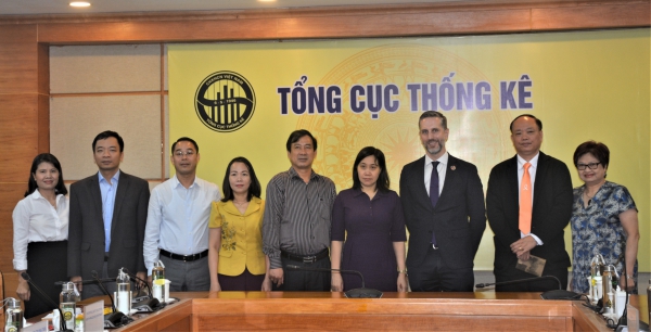 Tổng cục Thống kê tiếp xã giao Trưởng đại diện của Quỹ Dân số Liên Hợp Quốc tại Việt Nam 2
