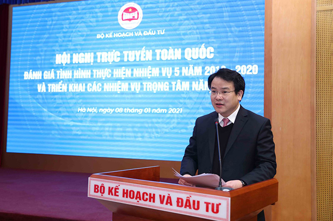 Hội nghị trực tuyến toàn quốc đánh giá tình hình thực hiện nhiệm vụ 5 năm 2016-2020 và triển khai các nhiệm vụ trọng tâm năm 2021  1
