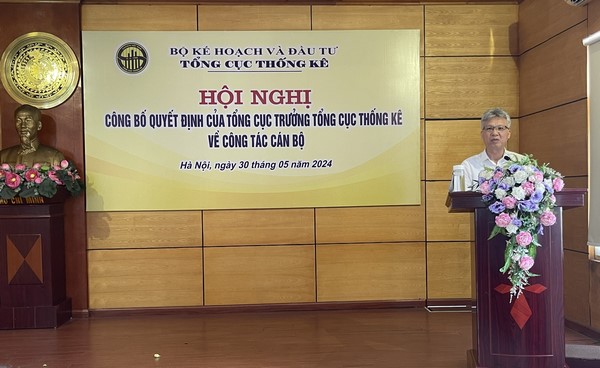 Hội nghị công bố Quyết định giao đồng chí Vũ Văn Tấn nhiệm vụ phụ trách Cục Thống kê thành phố Hà Nội 2