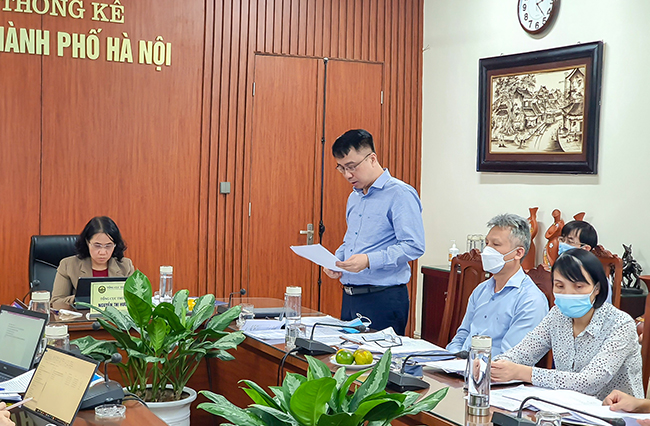  Ban Chỉ đạo TĐT kinh tế TW nghiệm thu thí điểm TĐT kinh tế năm 2021 tại Cục Thống kê TP Hà Nội 1