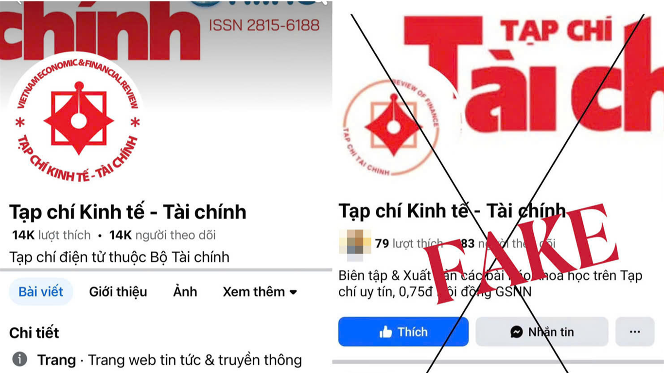 Tiếp tục cảnh báo giả mạo Fanpage của Tạp chí Kinh tế - Tài chính