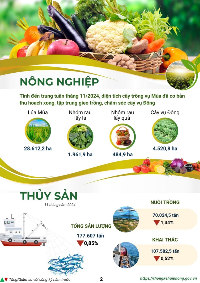 Một số chỉ tiêu kinh tế - xã hội thành phố Hải Phòng 11 tháng năm 2024 1