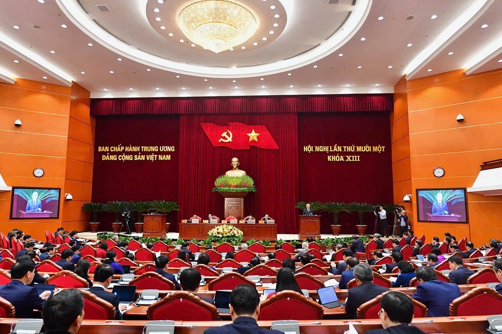 Tổng Bí thư Tô Lâm phát biểu khai mạc Hội nghị Trung ương 11 1