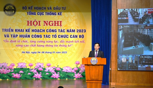 Tổng cục Thống kê tổ chức Hội nghị Triển khai kế hoạch công tác năm 2023 1