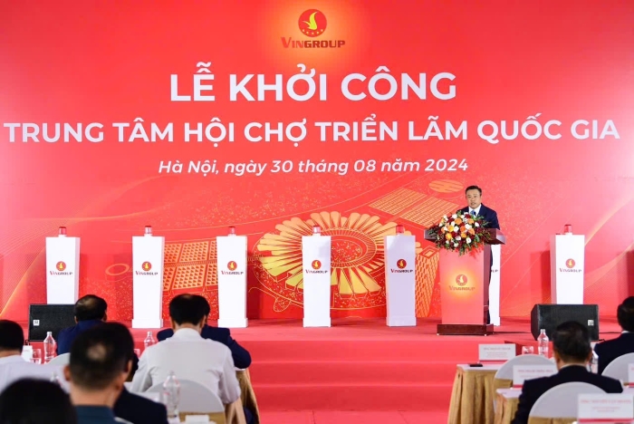 Thủ tướng bấm nút khởi công Trung tâm hội chợ triển lãm quốc gia 2