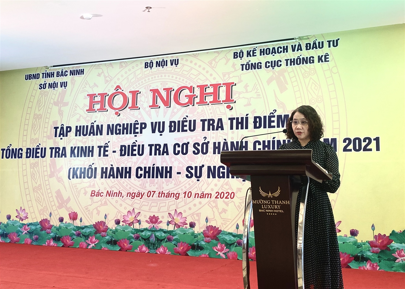 Triển khai Hội nghị tập huấn nghiệp vụ điều tra thí điểm Tổng điều tra  kinh tế - Điều tra cơ sở hành chính năm 2021 tại Bắc Ninh